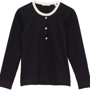 Doen Clover Tee XS in Black and White